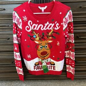 No Boundaries Vibrant Red Knit Sweater